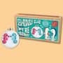 Seariously Glad We're Friends! Seaside Mini Matchbox Cross Stitch Kit, thumbnail 1 of 12