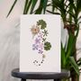 Hydrangea Seahorse Pressed Flower A4 Giclee Print, thumbnail 1 of 2