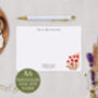 Poppy Personalised Address Note Cards A6 Notecard Set, thumbnail 1 of 6