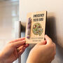 Personalised Emergency Pizza Fund Money Holder Magnet, thumbnail 1 of 5