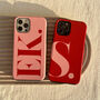 Red And Pink Personalised Phone Case, thumbnail 1 of 9
