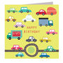 Transport Happy Birthday Card, thumbnail 2 of 4