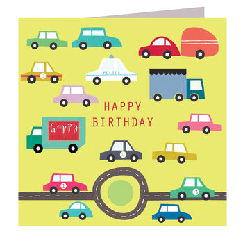 Transport Happy Birthday Card, 2 of 4