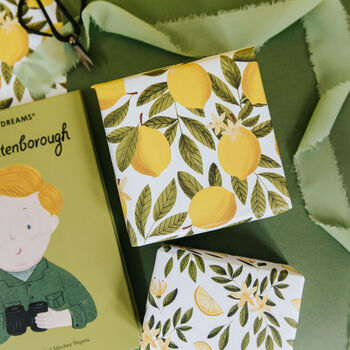 Lemon Gift Wrap – Vibrant Citrus Wrapping Paper, 2 of 7