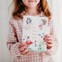 Personalised Flower Fairy Watercolour Greetings Card, thumbnail 5 of 8