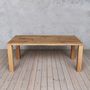 Bow Live Edge Solid Oak Dining Table, thumbnail 4 of 5