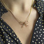 Twisted Bow Knot Necklace, thumbnail 3 of 11
