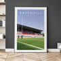 Ravenhill Stadium Ulster Rugby Poster, thumbnail 1 of 7