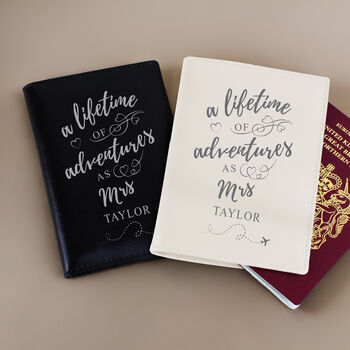 Personalised Lifetime Of Adventures Couples Passports, 3 of 5