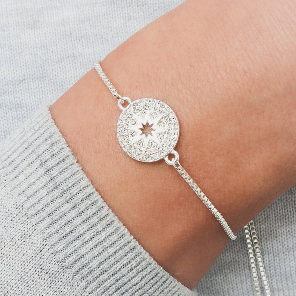 Personalised Life Compass Bracelet By Bloom Boutique