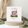 Personalised New Home Card Pink House Design, thumbnail 1 of 3