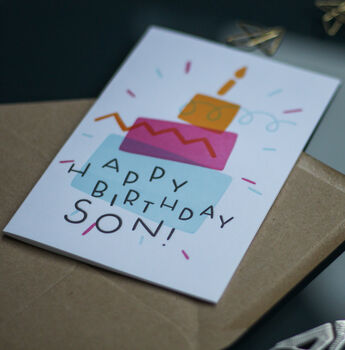 Happy Birthday Son Card, 2 of 2