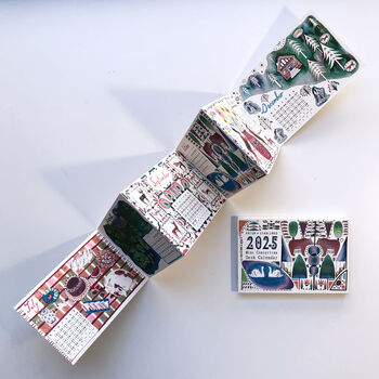 2025 Mini Concertina Desk Calendar, 6 of 11