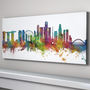 Singapore Skyline Cityscape Art Print, thumbnail 1 of 8