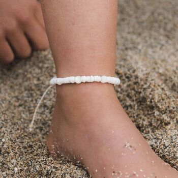 Madasari Beach Troca Shell Anklet, 5 of 6