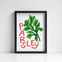 Parsley Herb Print From An Original Painting, thumbnail 10 of 11