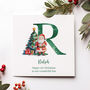 Personalised Initial Christmas Card, thumbnail 5 of 5