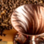 Handmade Solid Copper Pour Over Coffee Dripper, thumbnail 6 of 7