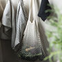 Cream Turtle Netted Shopping Bag, thumbnail 2 of 3