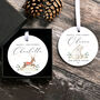 Personalised Ceramic Christmas Tree Decoration Choice Of Festive And Animal Designs, thumbnail 1 of 12