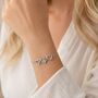 30th Birthday Crystal Heart Drawstring Bracelet, thumbnail 6 of 7