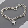 Cavapoo Silver Dog Charm, thumbnail 7 of 12