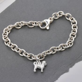 Cavapoo Silver Dog Charm, 7 of 12
