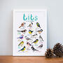 'Tits Of The World' Bird Art Print, thumbnail 4 of 4