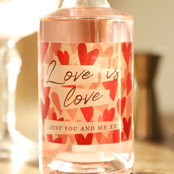 Personalised 50cl Love Is Love Gin, 3 of 3