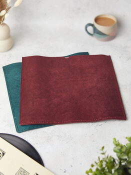 Handmade Leather Record Vinyl Holder, 6 of 6