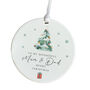 Mum And Dad Christmas Ceramic Ornament Gift, thumbnail 2 of 7