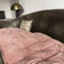 Maitri: Velvet And Linen Mattress Rose, thumbnail 6 of 11