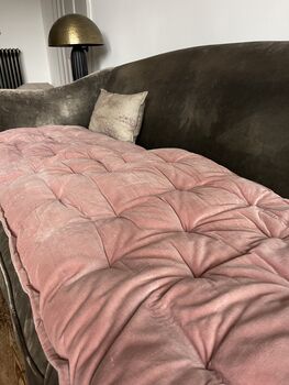 Maitri: Velvet And Linen Mattress Rose, 6 of 11
