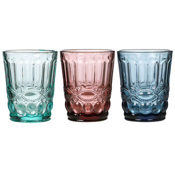 Set Of Four Aurielle Coloured Glass Cocktail Tumblers, 2 of 6