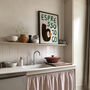 Espresso To Go Hand Painted Kitchen Print, thumbnail 3 of 8