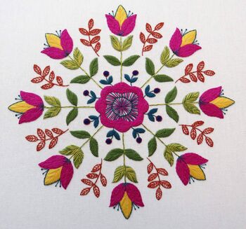 Florally – A Stitchdoodles Hand Embroidery Kit, 5 of 9