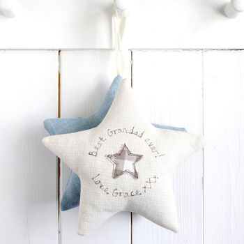 Personalised Embroidered Hanging Star Gift, 3 of 11