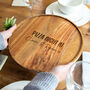 Personalised Pizza Board Acacia Wood, thumbnail 1 of 5