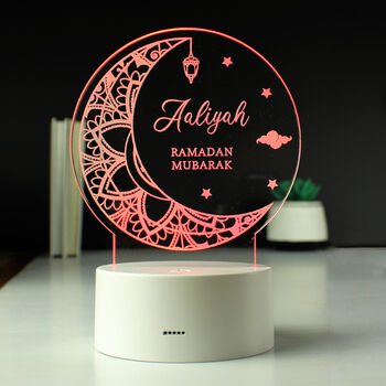 Personalised Eid And Ramadan LED Light, 5 of 12