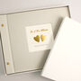 Personalised Hand Foiled Hearts Wedding Photo Album, thumbnail 4 of 12