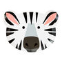 Party Animals Tiger And Zebra Face Plates X 12, thumbnail 4 of 5