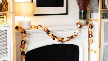 Earthy Tones Paper Chain Garland, Three Meters Long, 3 of 8