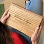 Personalised Oak Memory Box, thumbnail 4 of 12