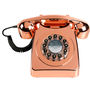 Retro 746 Copper Metallic Telephone, thumbnail 5 of 5