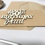 Personalised 50th Birthday Card Keepsake, thumbnail 8 of 12