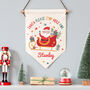 Personalised ‘Santa Please Stop Here’ Christmas Banner, thumbnail 1 of 4