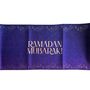 Ramadan Mubarak Table Runner Purple And Gold, thumbnail 2 of 3