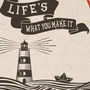 Life's What You Make It Music Poster Print, thumbnail 3 of 4