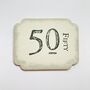 50th Birthday Card ~ Handmade, thumbnail 2 of 3