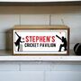 Personalised Light Box Sports Cricket Pavilion Sign, thumbnail 2 of 4